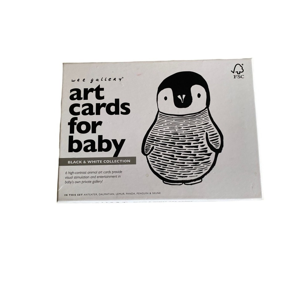 Wee Gallery‎ Art Cards For Baby Black & White Collection